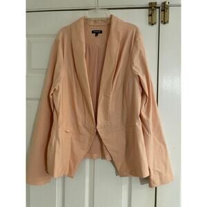 Torrid peach opened business work blazer size 2X
